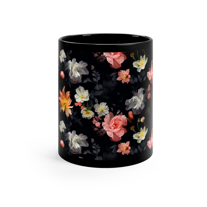 Pastel Floral Coffee Mug Pretty Flowers Mug Beautiful Flower Pattern Tea Cup Floral Coffee Mug Pretty Botanical Tea Cup Wildflowers Mug Gift 1.jpg