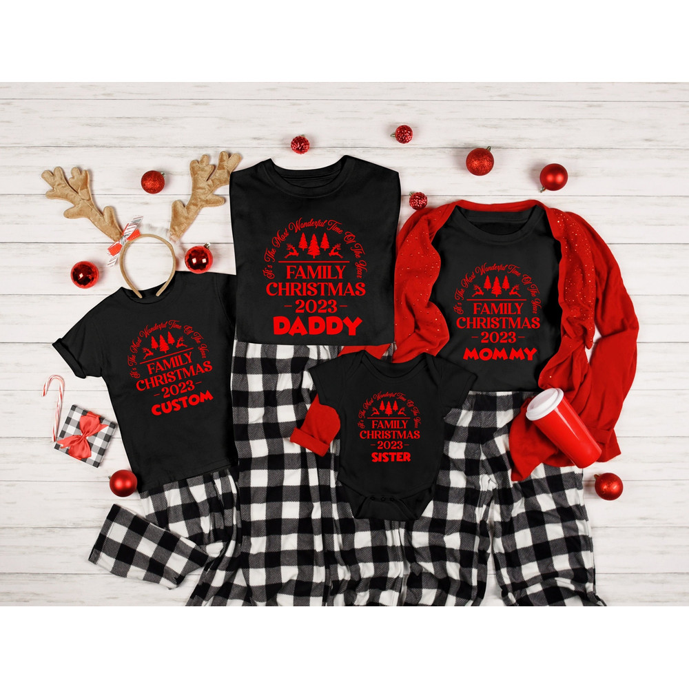 Family Christmas 2023 Custom Shirt, Christmas Family Shirt, Family Christmas Shirt, Dear Santa Tshirt, Gift For Christmas, Gift For Her 1.jpg