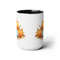 Pretty Autumn Pumpkin Mug Large 15oz Two Tone Pumpkin Mug Fall Vibes Pumpkin Cup Large Fall Inspired 11oz Autumn Pumpkin And Leaf Cup 6.jpg