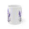 Pretty Lavender Coffee Mug Purple Flower Pattern Mug Lavender Wildflowers Coffee Cup Botanical Garden Lover Mug Gift Pretty Lavender Cup 2.jpg