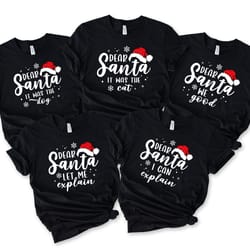 over 45 quotes dear santa christmas family shirts, dear santa tshirt, christmas family shirt, family christmas shirt, ch