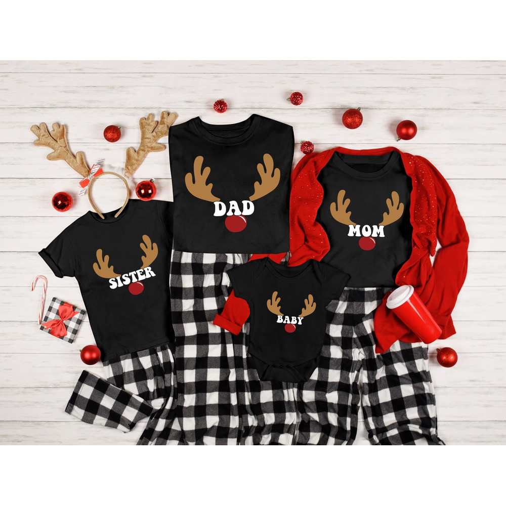 Reindeer Christmas Shirt, Christmas Reindeer Sweatshirt, Christmas Tee, Christmas Custom Shirt, Christmas Tee, Merry Christmas, Family Tee.jpg