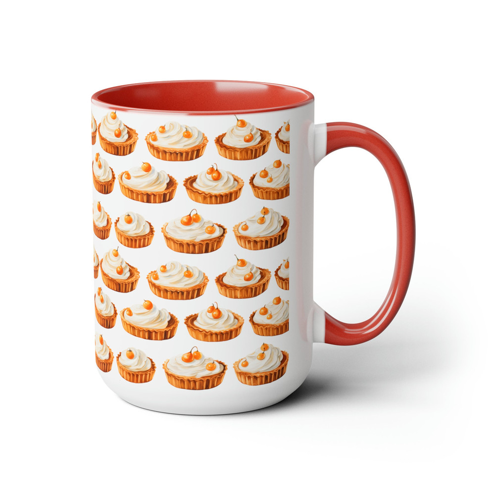 Pumpkin Pie Mug Autumn Dessert Mug Thanksgiving Coffee Mug Season Coffee Mug Pastry Mug Fall Dessert Coffee Mug Seasonal Holiday Gift Mug 4.jpg
