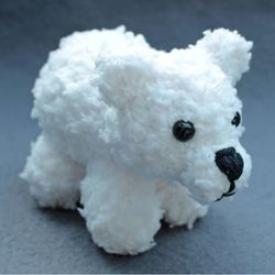 Baby Polar Bear Beau Crochet pattern, digital file PDF, digital pattern PDF, Crochet pattern