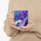 Purple Glaze Mug Purple Coffee Mug 11oz White Ceramic Purple Tea Mug Unique Pretty Glazed Pottery Tea Cup Glazed Decal Gifts Unique Gift 6.jpg