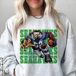 Seattle Seahawks Football Sweatshirt png ,NFL Logo Sport Sweatshirt png, NFL Unisex Football tshirt png, Hoodies