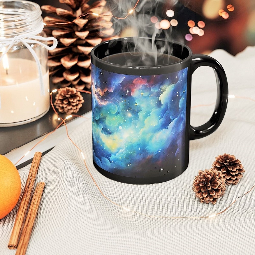 Space Coffee Mug Celestial Coffee Cup Galaxy Theme Tea Mug Space Lover Coffee Mug Outer Space Cup Starry Night Sky Tea Mug Space Lover Gift 1.jpg