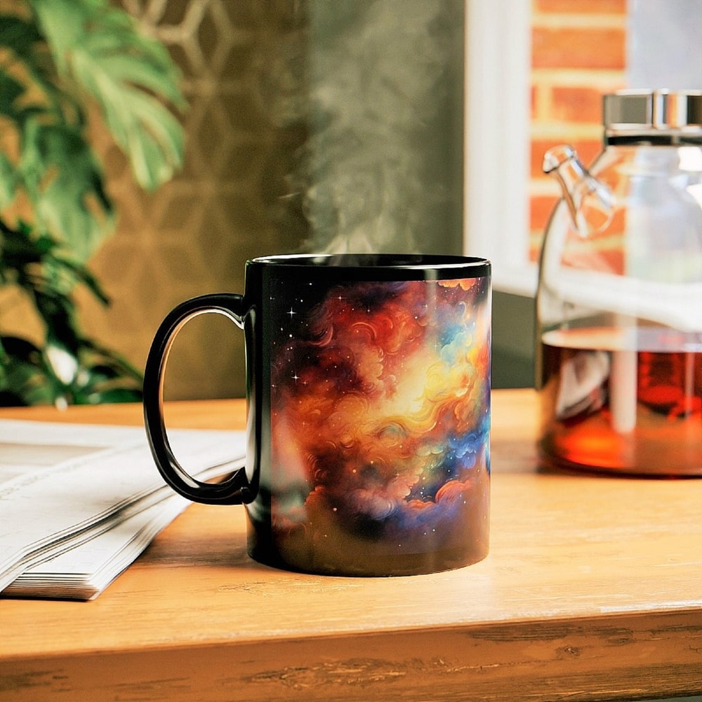 Space Coffee Mug Celestial Coffee Cup Galaxy Theme Tea Mug Space Lover Coffee Mug Outer Space Cup Starry Night Sky Tea Mug Space Lover Gift 4.jpg