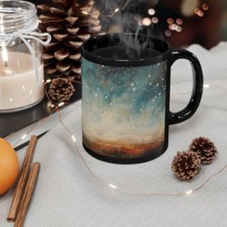 starry night sky mug celestial landscapes celestial constellation tea mug maroo