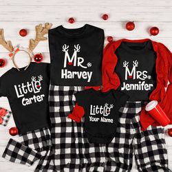 christmas mr and mrs shirts,family christmas shirts,matching christmas shirts,christmas couple shirt, christmas eve shir