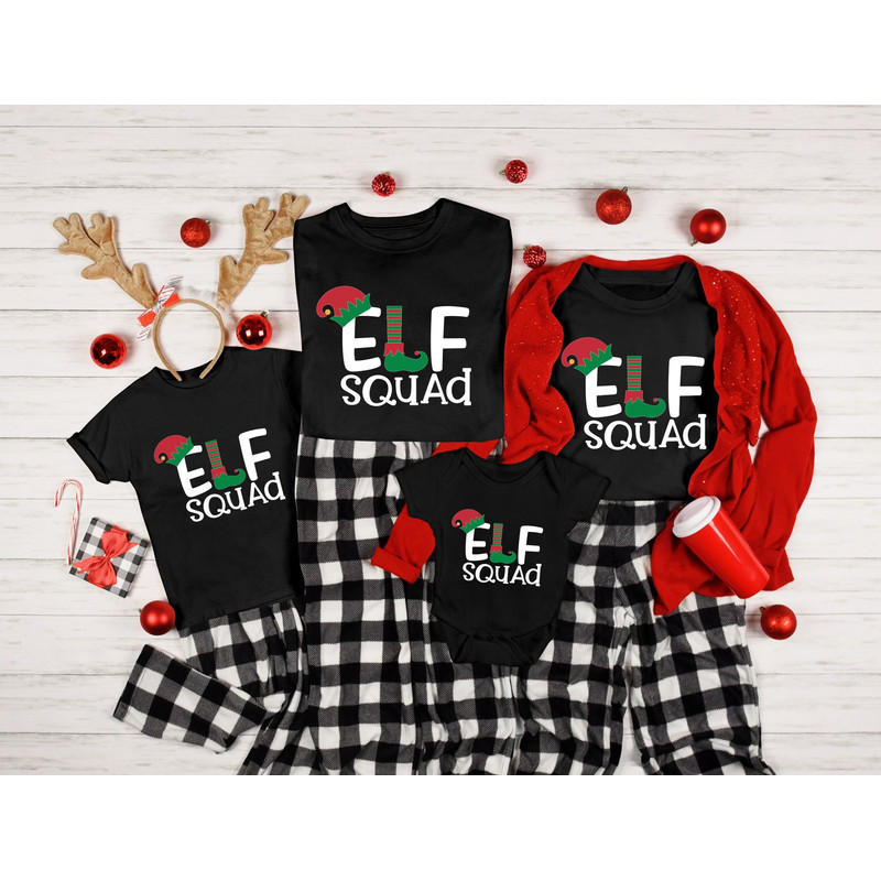 Elf Squad T-Shirt, Family Elf Shirts, Group Shirt For Christmas, Shirts For Family, Elf Shirt, Christmas Gift, Christmas Sweatshirt, Elf Tee.jpg