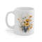 Watercolor Wildflower Mug Pretty Wildflowers Tea Cup 11oz Ceramic Floral Coffee Mug Botanical Flower Cup Elegant Wildflowers Cup 3.jpg