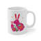 Coffee Mug Mom Gift, Cute Floral Design Bunnies Print Gift For Mom or Child White Ceramic Mug 2.jpg