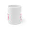 Coffee Mug Mom Gift, Cute Floral Design Bunnies Print Gift For Mom or Child White Ceramic Mug 3.jpg
