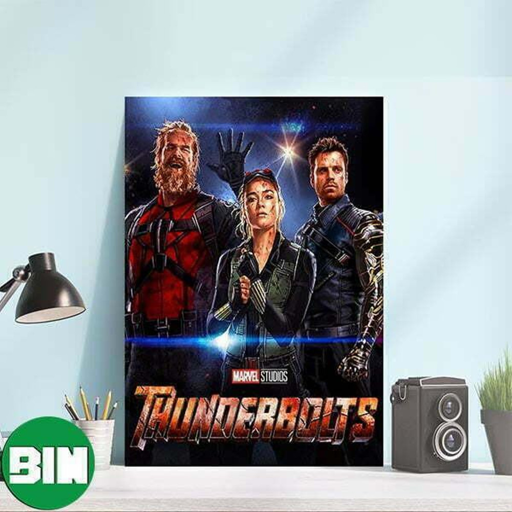 Marvel Studios Thunderbolts Yelena Belova x Red Guardians x Winter Soldier Home Decorations Poster-Canvas.jpg