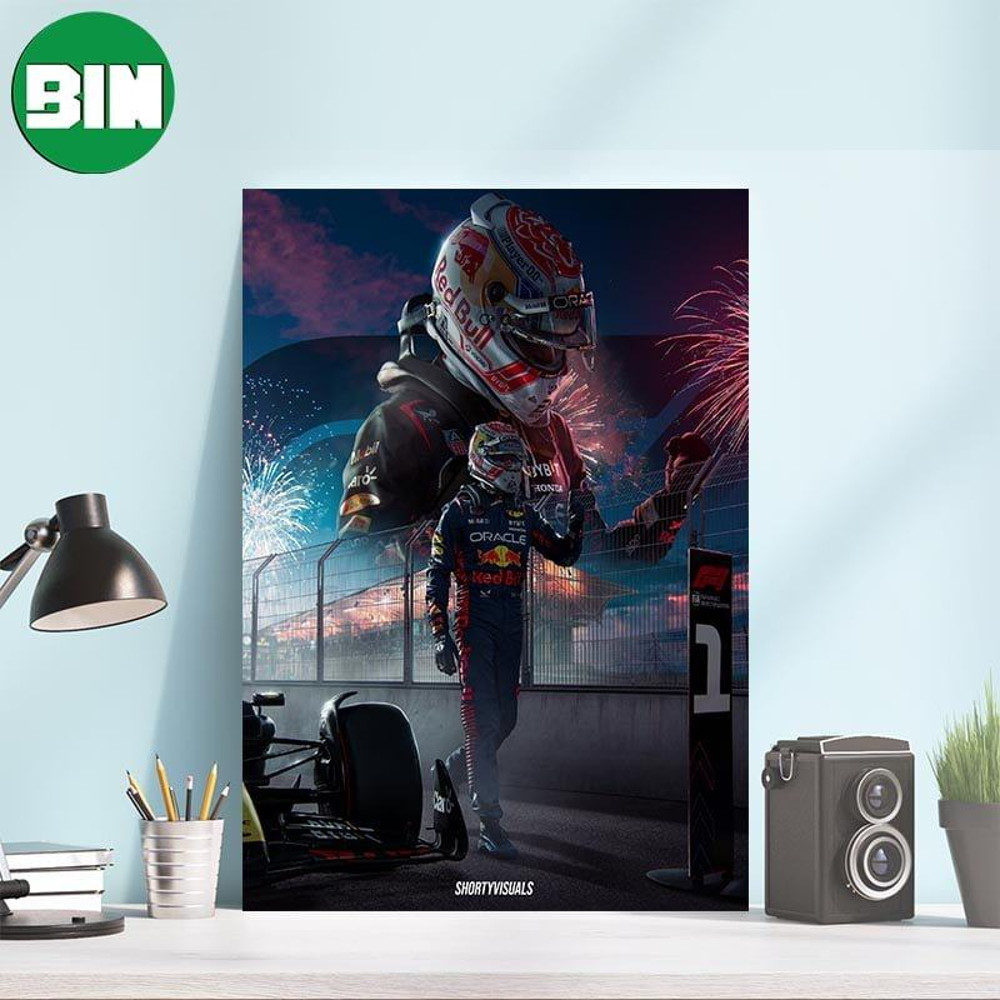 Max Verstappen 2023 Bahrain Race Winner F1 Red Bull Racing Bahrain GP Poster-Canvas.jpg