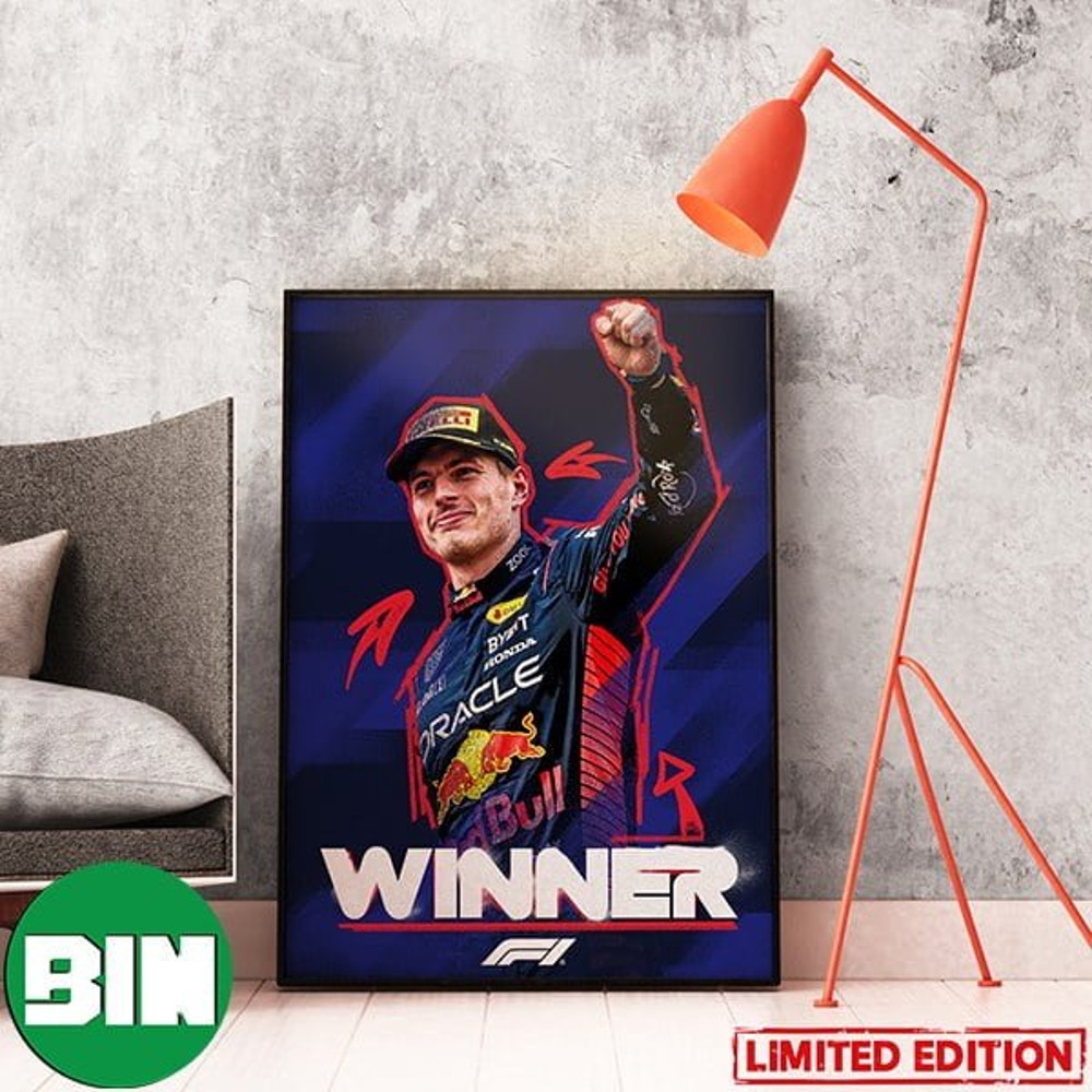 Max Verstappen Wins The Hungarian Grand Prix Hungarian GP F1 Home Decor Poster Canvas.jpg