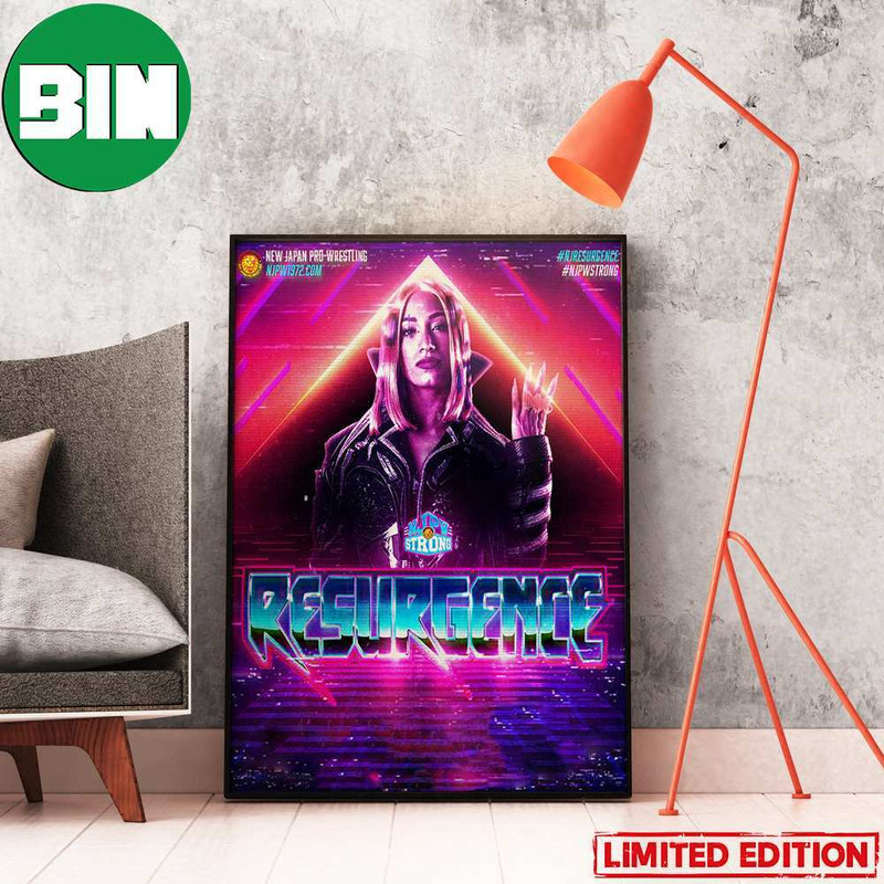 Mercedes Mone Varnado Resurgence New NJPW Pro Wrestling May 21 Long Beach Home Decor Poster-Canvas.jpg
