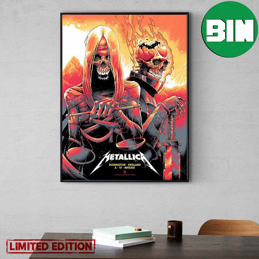 Metallica M72 World Tour 2023 No Repeat Weekend Download Fest M72 Donington England Home Decor Poster-Canvas.jpg