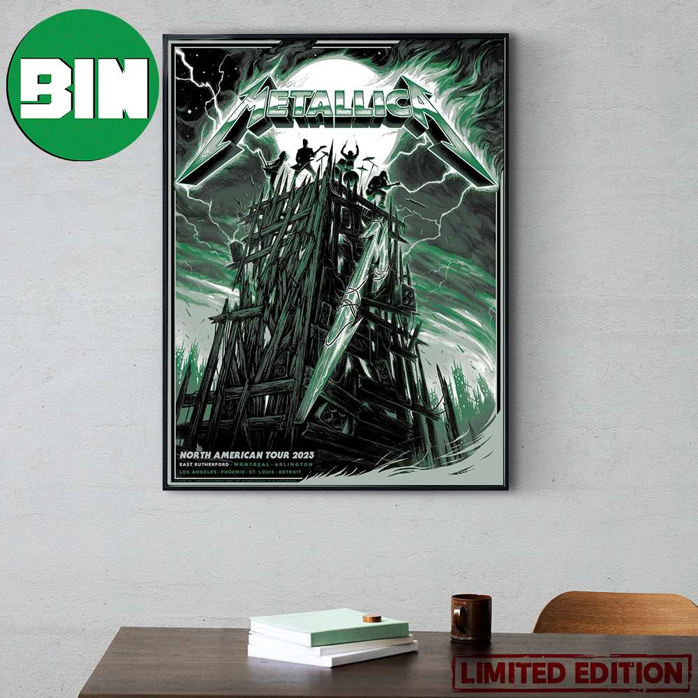 Metallica North American Tour 2023 M72 East Rutherford NJ USA 4 And 6 August Home Decor Poster Canvas.jpg