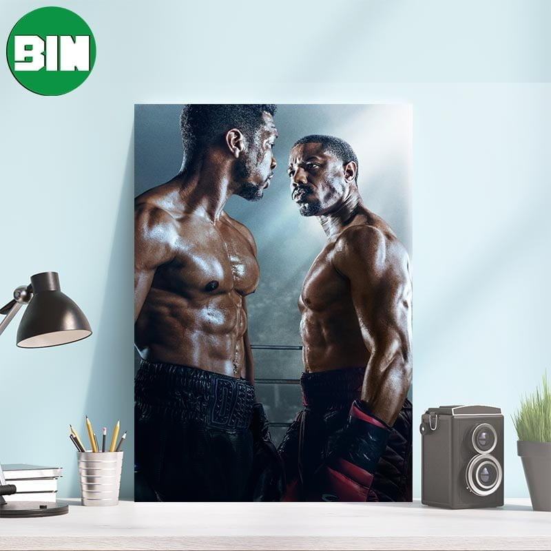 Michael B Jordan x Jonathan Majors Creed 3 Movie Poster Canvas-Poster.jpg