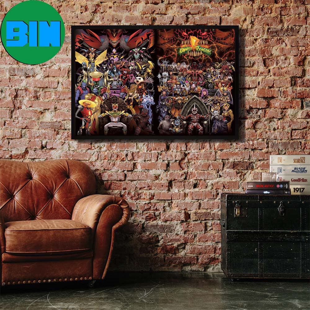 Mighty Morphin Power Rangers All Villains Poster Canvas.jpg