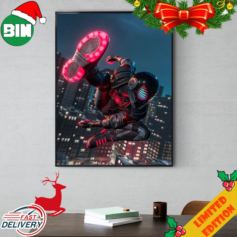 Miles Morales 2020 Suit Go To Suit In Spider Man 2 Poster Canvas.jpg