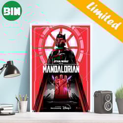moff gideon and praetorian guards the mandalorian disney plus home decor poster-canvas