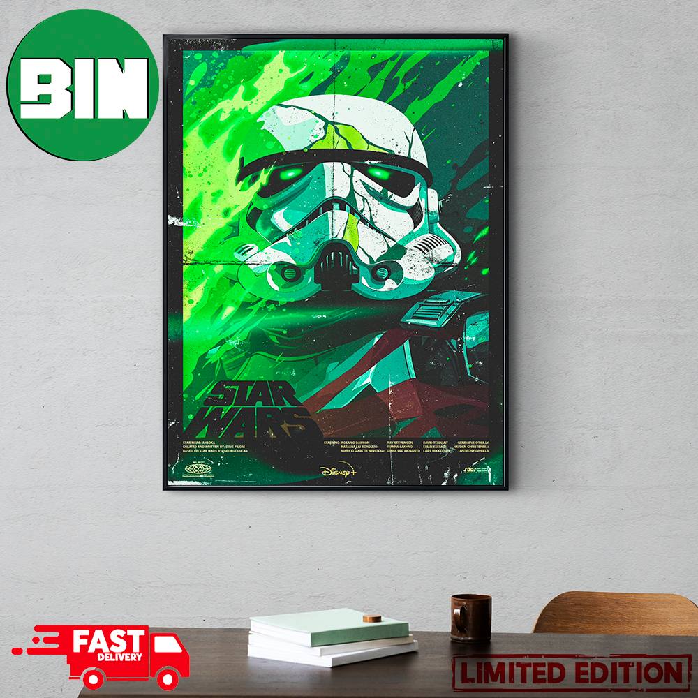 New Ahsoka Poster Night Trooper Star Wars On Disney Plus Home Decor Poster Canvas.jpg