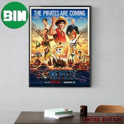 new poster for netflix live action one piece series the pirates are coming poster canvas