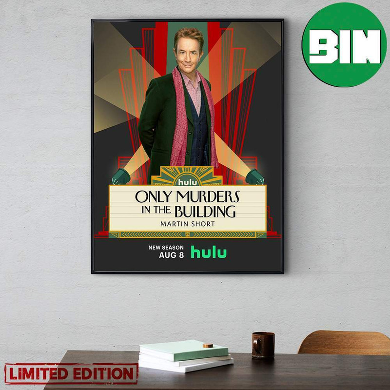 New Poster Movie Only Murders In The Building Martin Short Poster Canvas.jpg