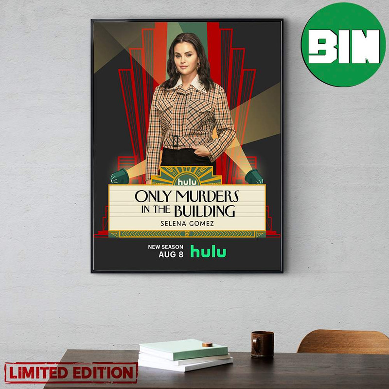 New Poster Movie Only Murders In The Building Selena Gomez Poster Canvas.jpg