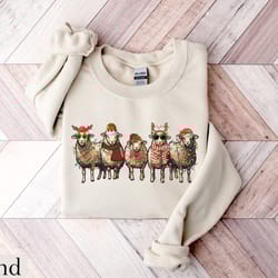 sheep christmas sweatshirt, farm christmas shirt, farm animal christmas sweatshirt, funny christmas shirt, christmas far