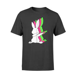 cool dabbing easter bunny easter egg hunting t shirt