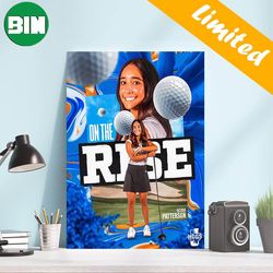 on the rise victoria patterson uiw women's golf poster-canvas