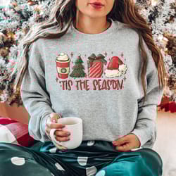 tis the season sweatshirt, christmas tis the season sweatshirt, merry christmas sweatshirt, christmas sweatshirt, cute w