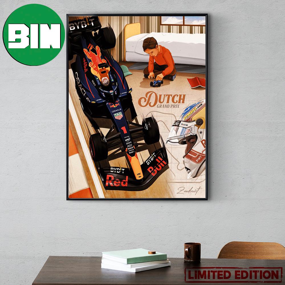 Poster For Max Verstappen Red Bull Racing Team F1 Dutch GP 2023 Home Decor Poster Canvas.jpg