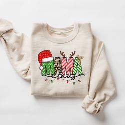Mama Claus Sweatshirt, Merry Christmas Sweatshirt, Christmas Shirt, Christmas Sweatshirt, Christmas Gift For Mama, Chris