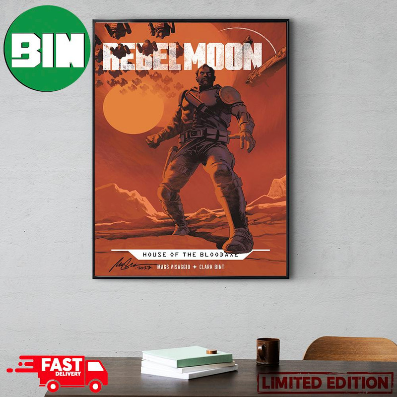 Rebel Moon House Of The Bloodaxe Mags Visaggio Clark Bint Zack Snyder Cover 2 Poster Canvas.jpg