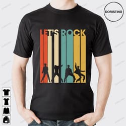 color retro lets rock elvis presley doristino awesome shirts