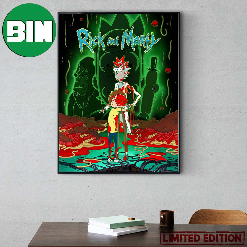 Rick And Morty Season 7 Trailer Drops Monday Home Decor Poster Canvas.jpg