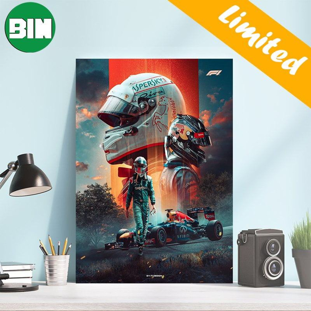 Sebastian Vettel SV5 F1 Formula 1 AMG New Poster Home Decor Poster-Canvas.jpg