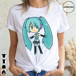 cute hatsune miku vocaloid doristino limited edition t-shirts