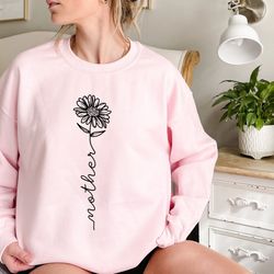 daisy mother sweatshirt, mother's day sweatshirt, daisy sweatshirt, motherhood sweatshirt, best mom sweatshirt, perfect