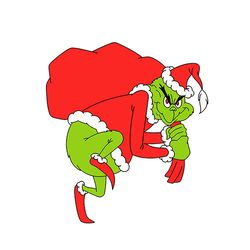 Grinch Christmas SVG, christmas svg, grinch svg, grinchy green svg, funny grinch svg, cute grinch svg, santa hat svg 211