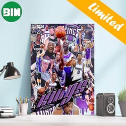 x-sacramento kings light the beam are back in the nba playoffs for the first time since 2006 poster-canvas