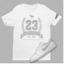 air jordan 1 low og neutral grey 23 university unisex t-shirt, retro 1 low shirt, 23 shirt