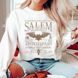 retro salem massachusetts halloween sweatshirt,salem apothecary halloween sweatshirt,salem witches shirt,salem sweatshir