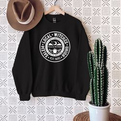 salem witches union sweatshirt, salem local witches, hocus pocus sweatshirt, halloween sweatshirt, salem sweater, witch