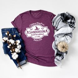 sanderson bed and breakfast shirt , halloween party ,hocus pocus tee , sanderson museum shirt